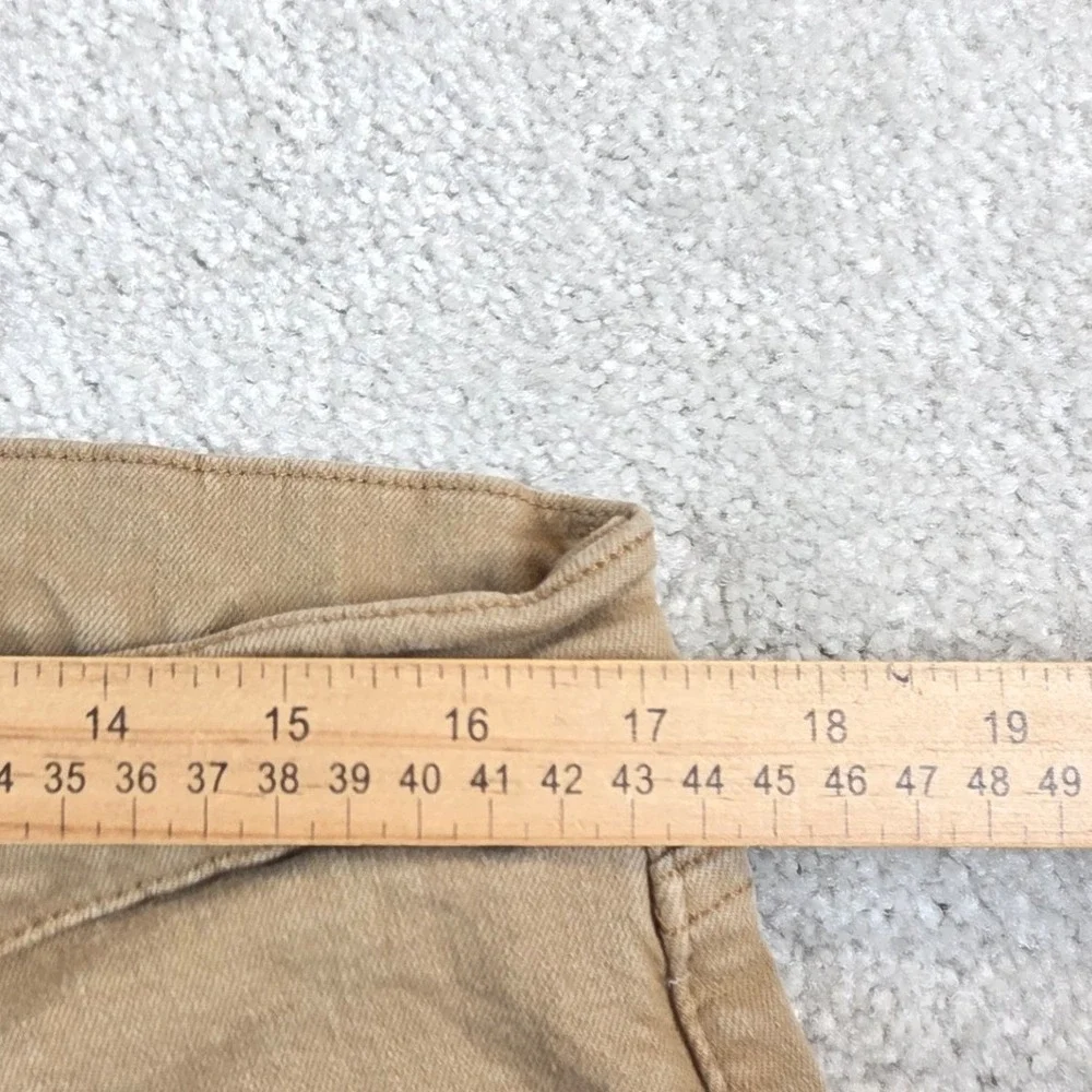 Polo Ralph Lauren Varick Slim Straight Pants Mens 34x30 Tan Khaki Denim Jeans